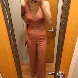 Revolve/FINDERS Peach Jumpsuit Size S